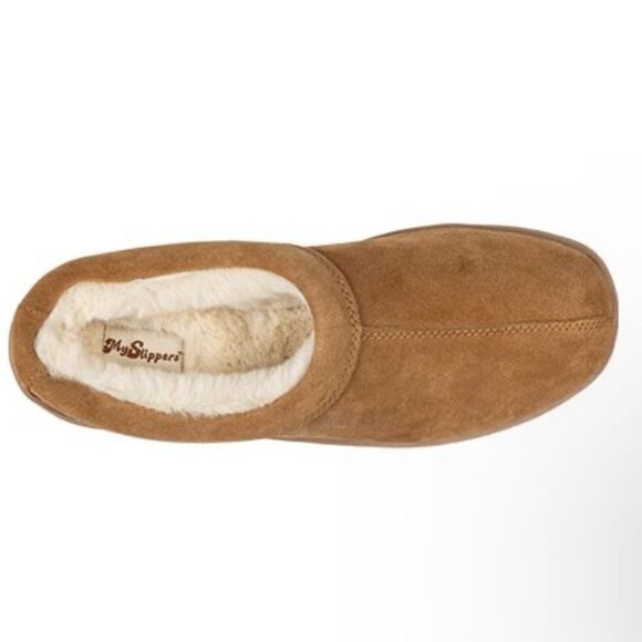 My Pillow MySlippers Suede Slip-on Clogs Size 9 - Picture 1 of 9